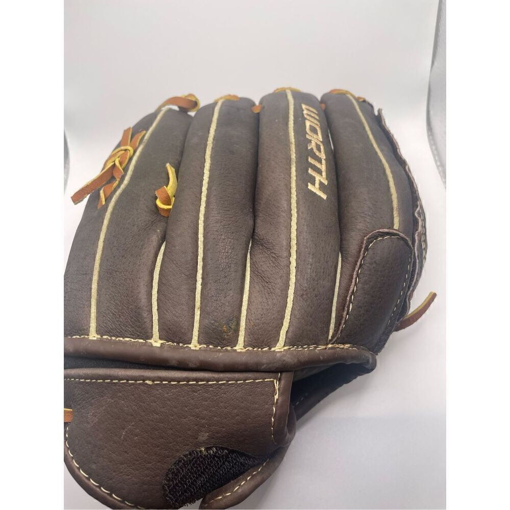 Worth Leather Baseball Glove Storm Fastpitch 12” Glove Model STM120 BRT